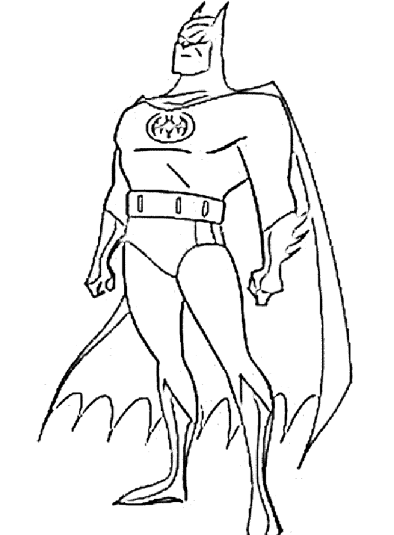 Batman Printable Coloring Pages