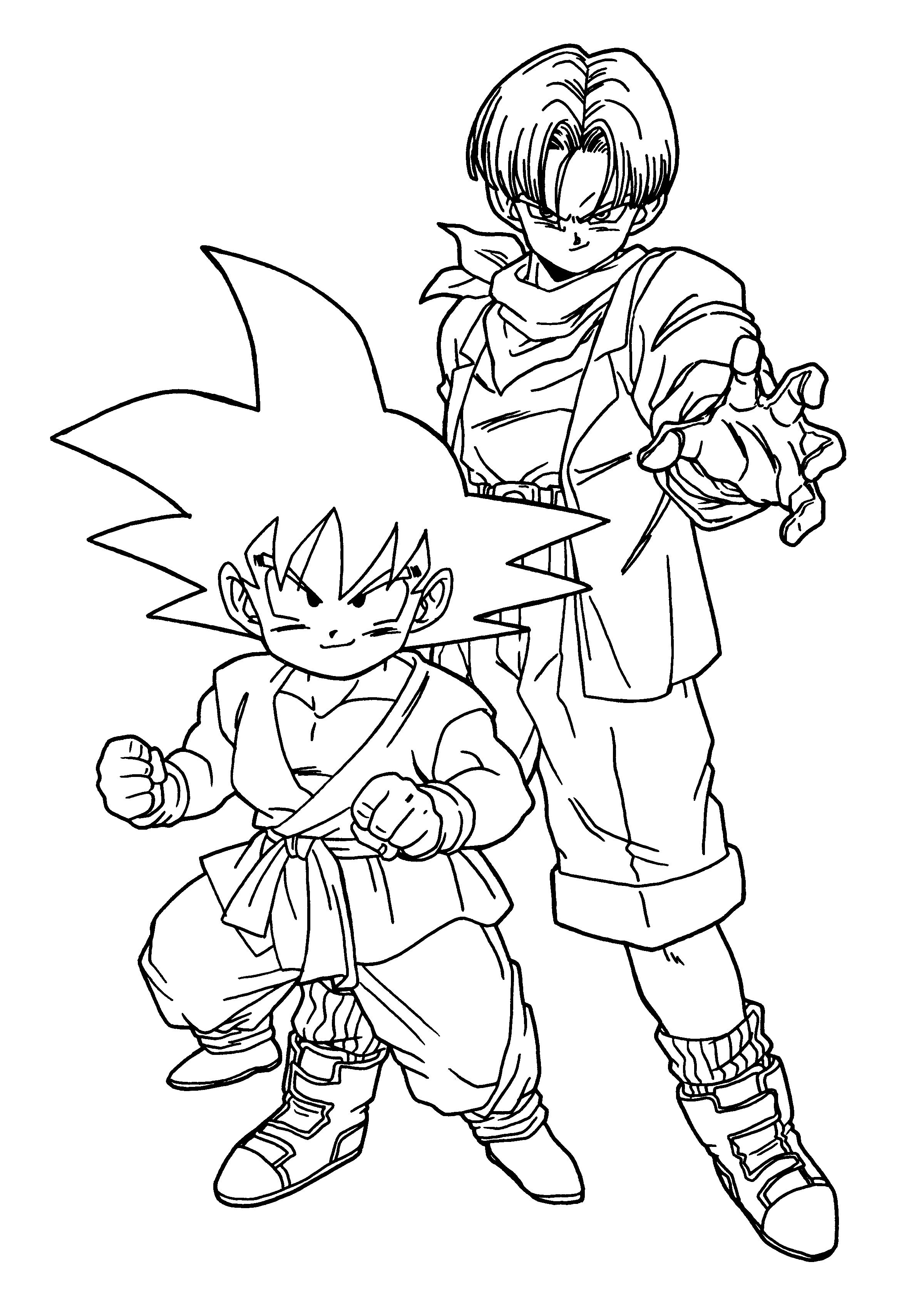 dbz coloring pages online games - photo #8