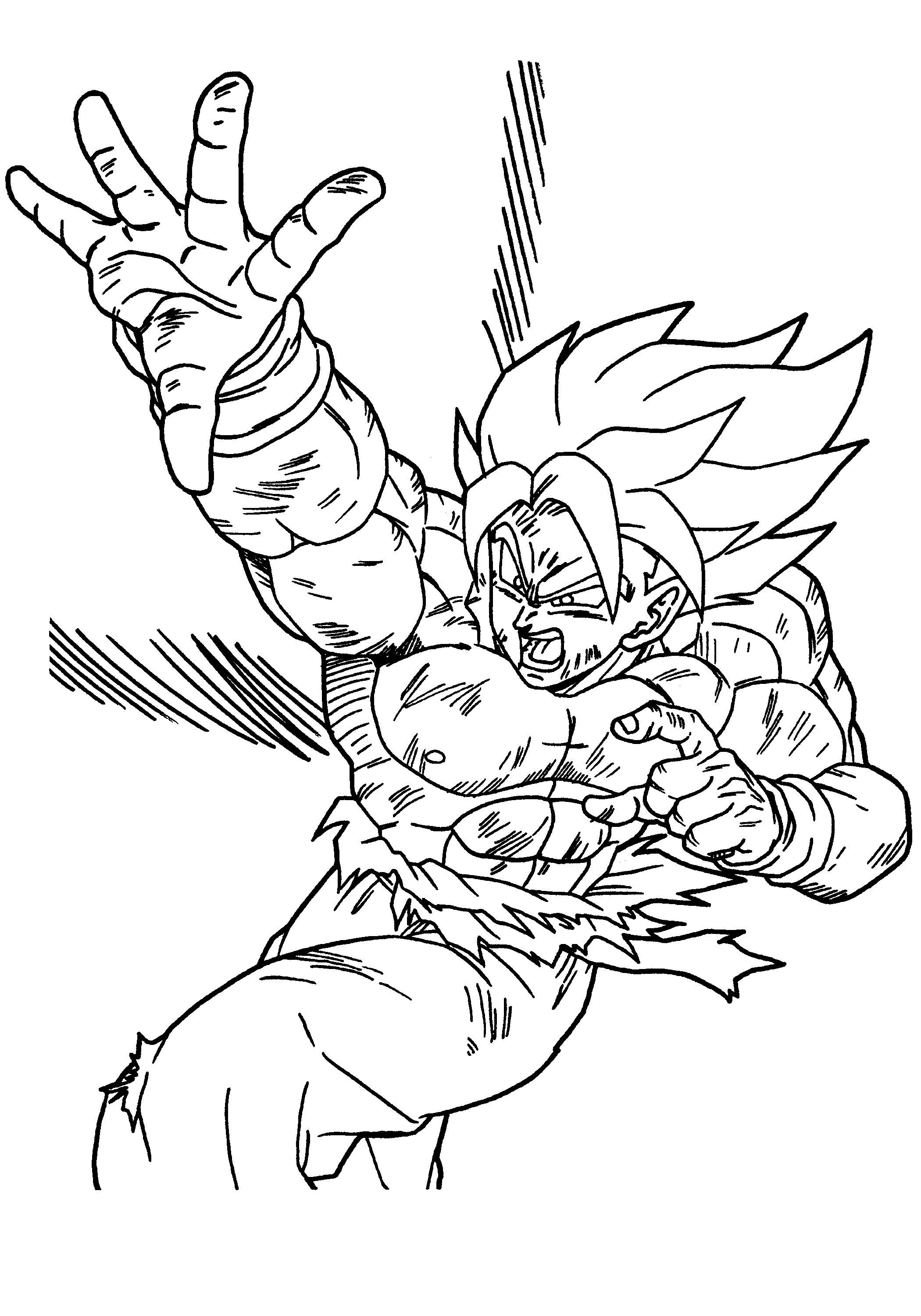 dbz coloring pages go get a - photo #11