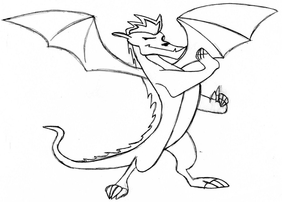 a dragon coloring pages - photo #31