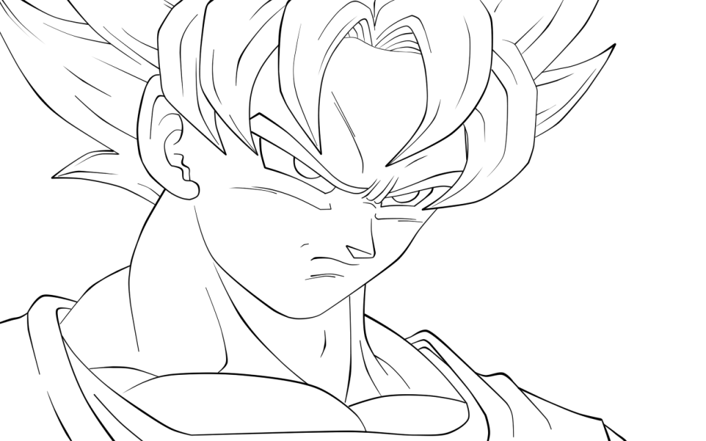 Free Printable Dragon Ball Z Coloring Pages For Kids