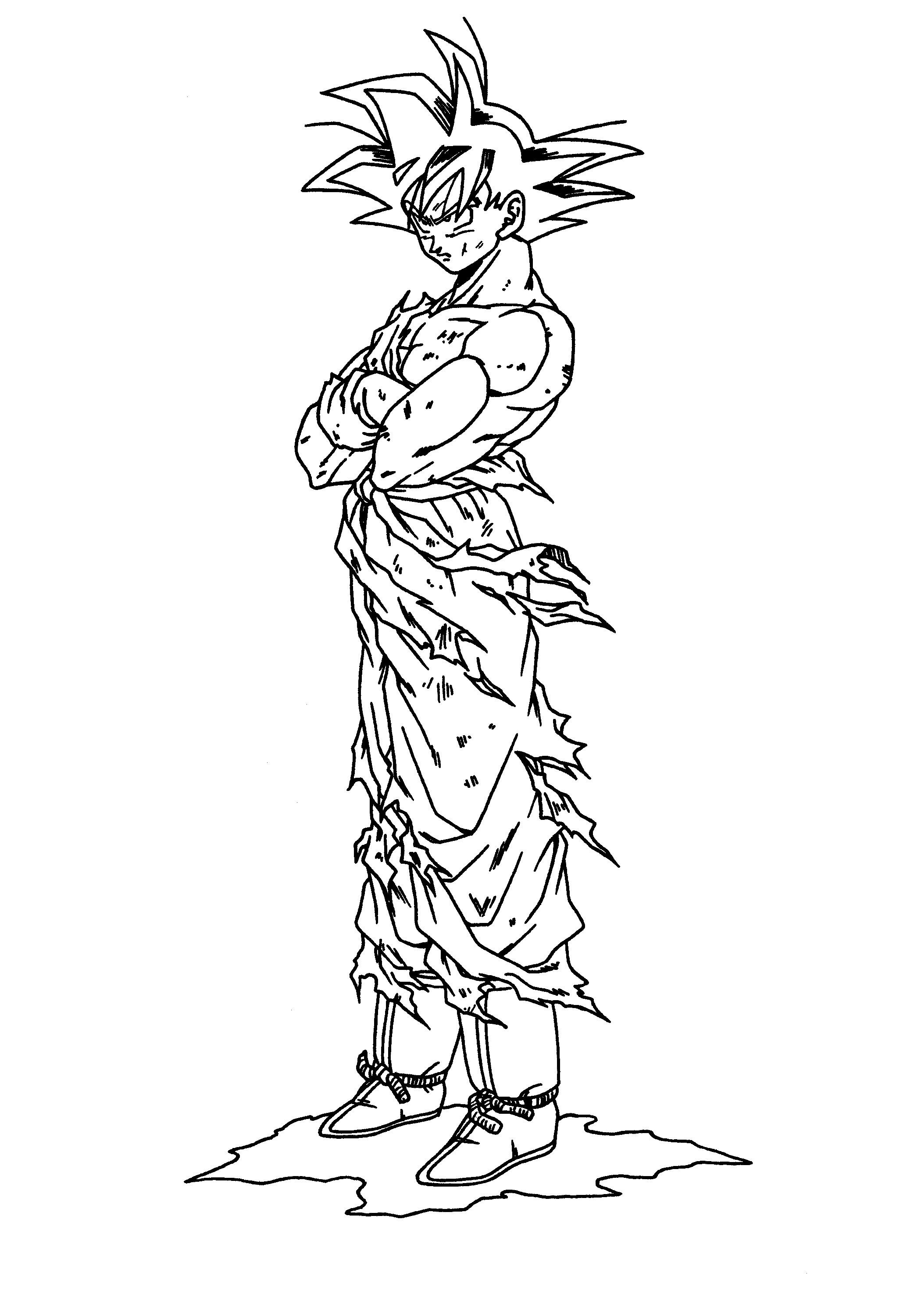 dbz coloring pages - photo #31