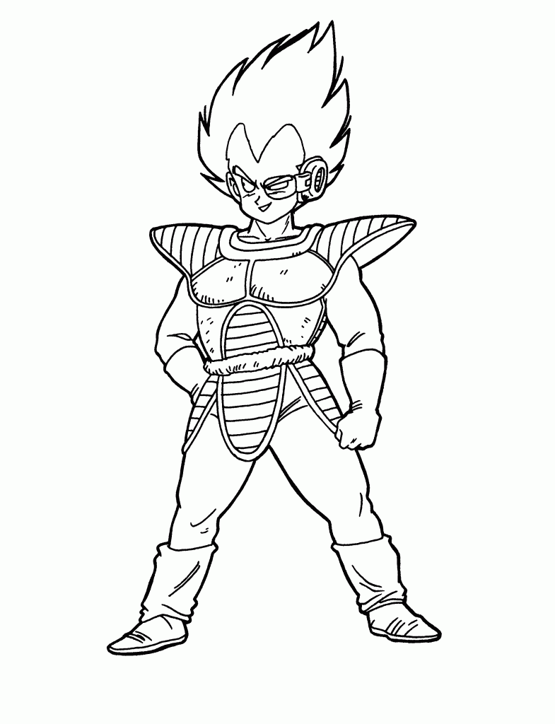 dbz coloring pages - photo #17