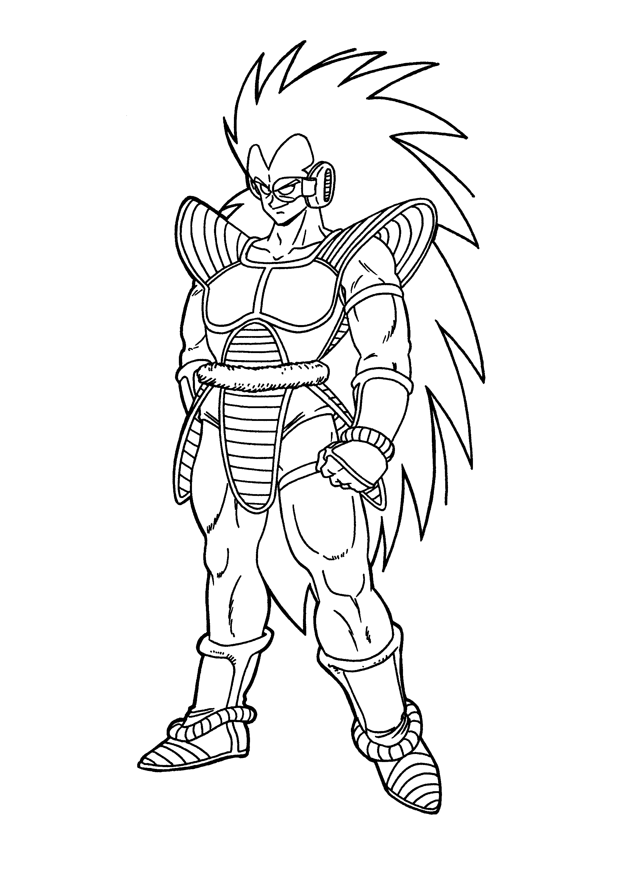 dbz coloring pages - photo #19