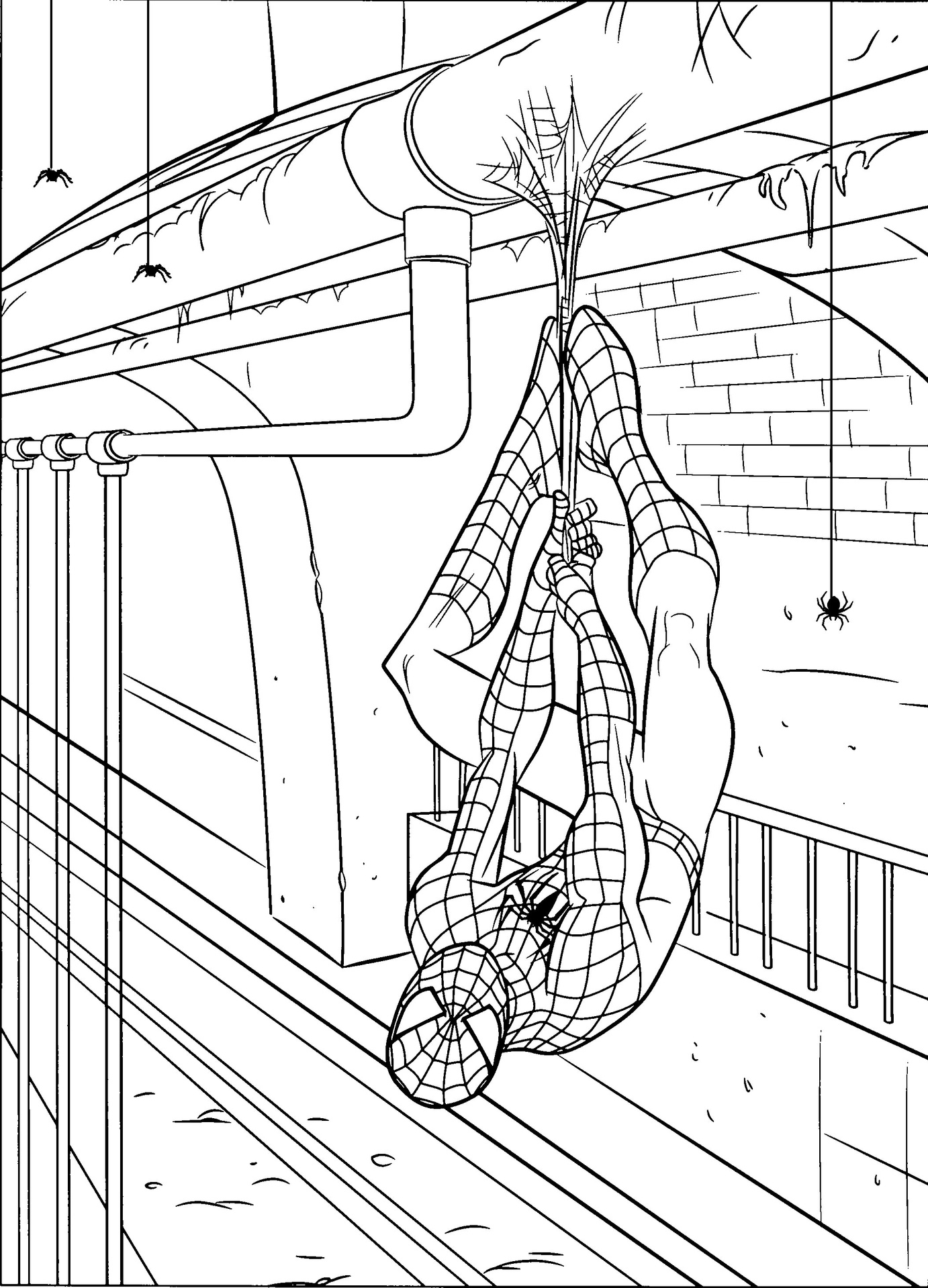 Free Printable Spiderman Coloring Pages For Kids