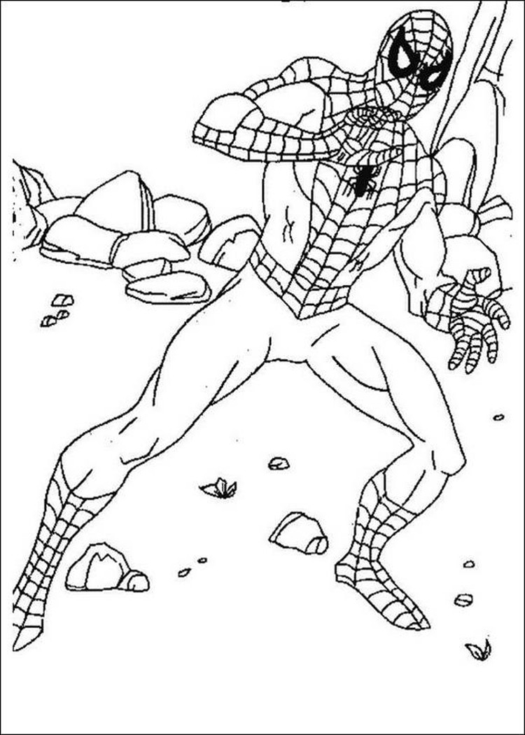 Free Printable Spiderman Coloring Pages For Kids