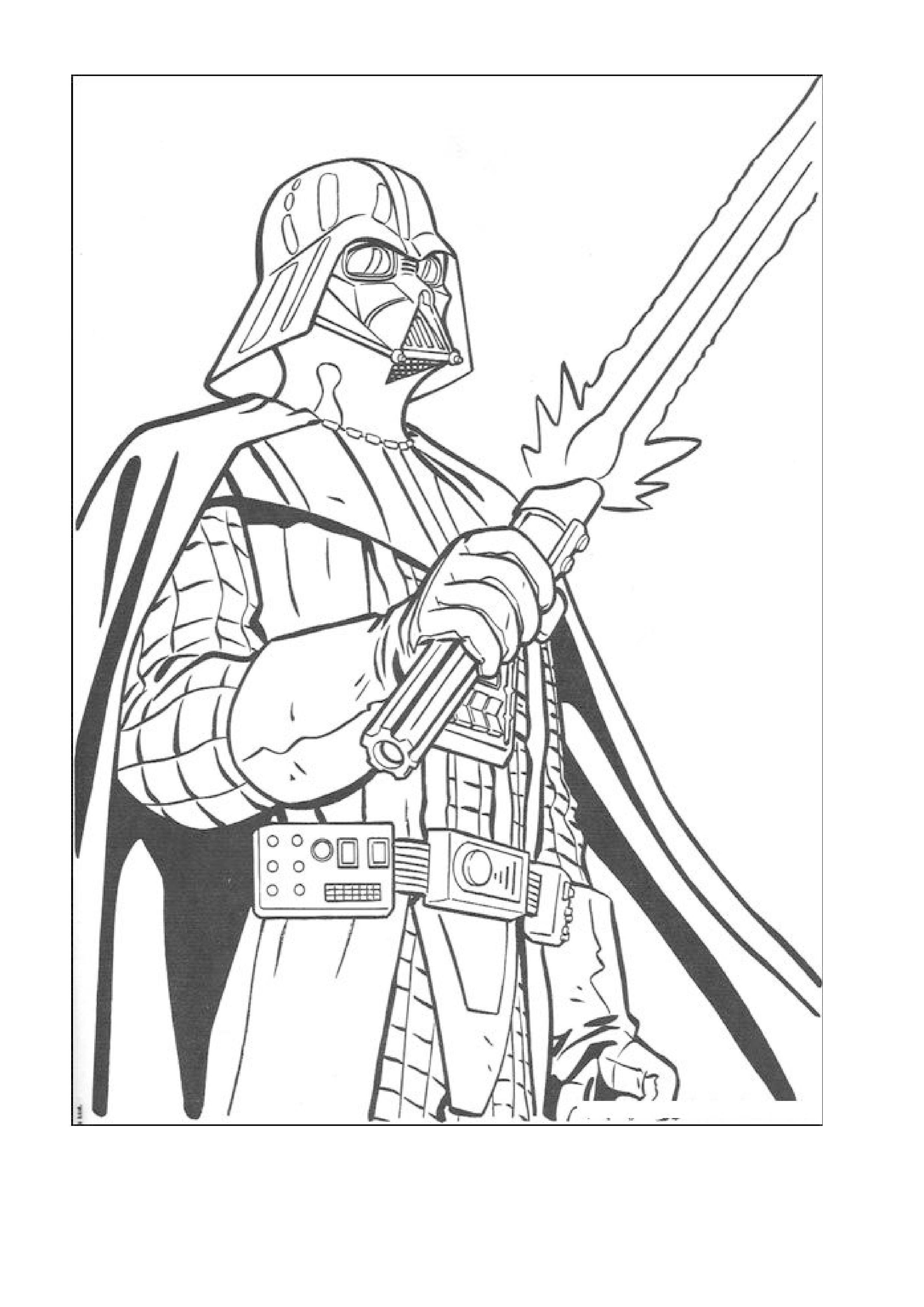 darth vader coloring pages online - photo #32