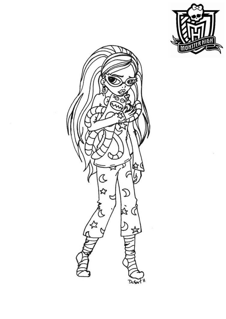 baby ghoulia coloring pages - photo #19