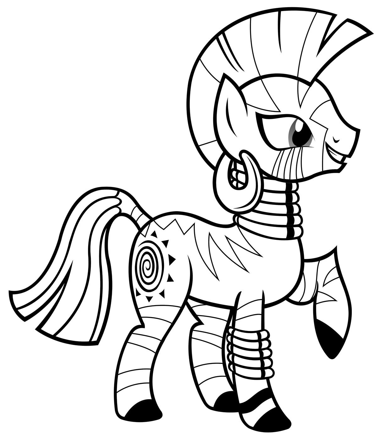 my little ponys coloring pages - photo #7