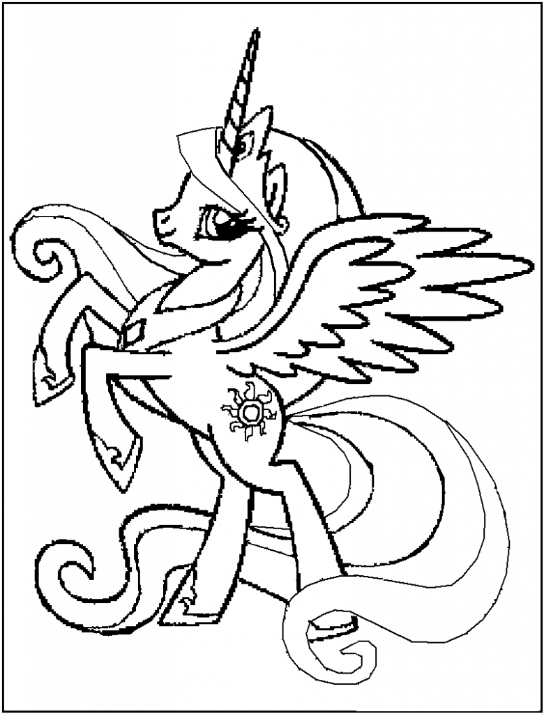 kaspisk pony coloring pages - photo #25