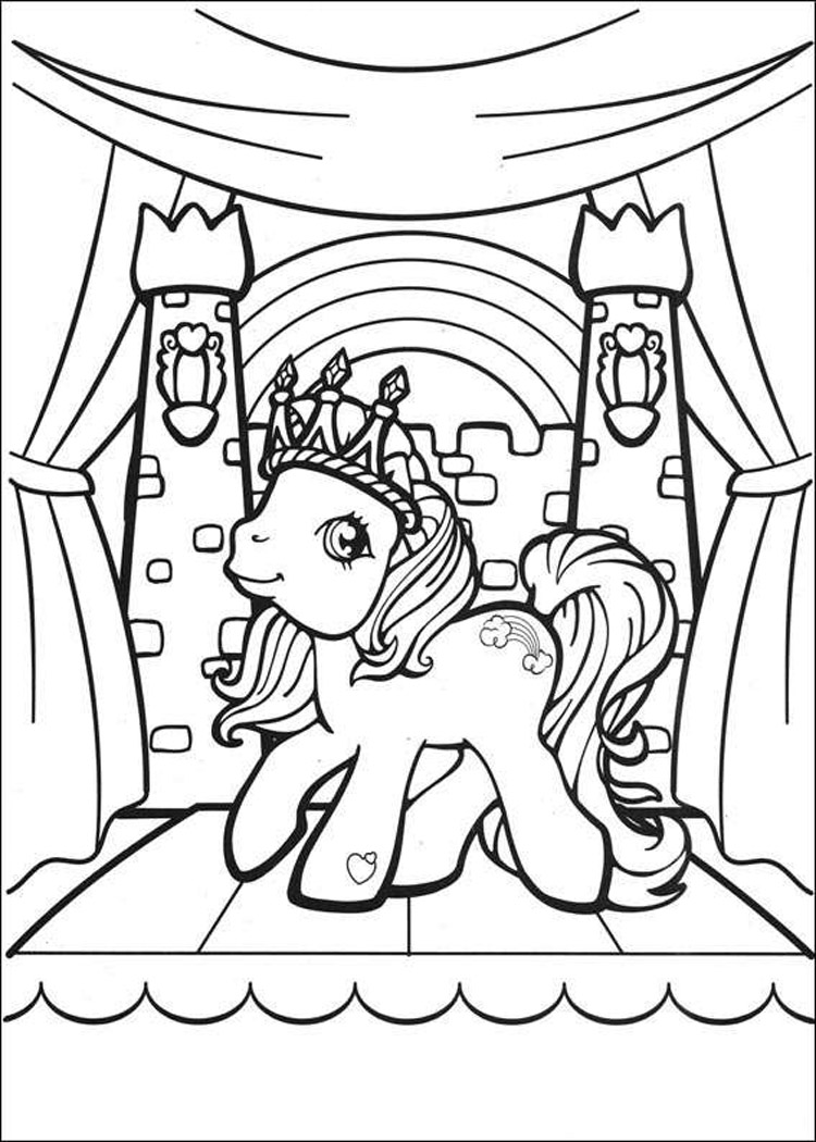 my little ponys coloring pages - photo #31
