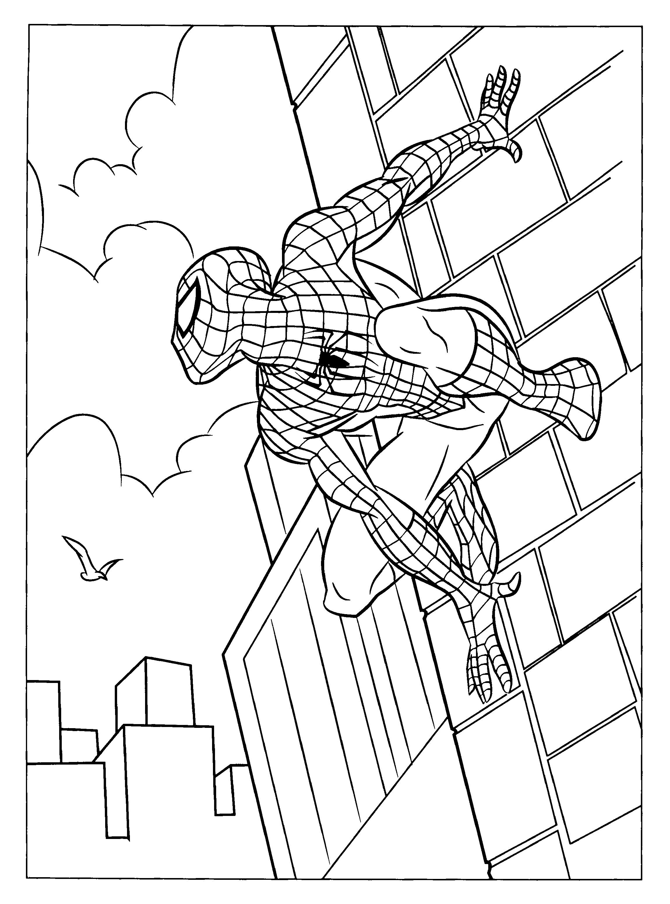 free printable spiderman coloring pages - photo #28