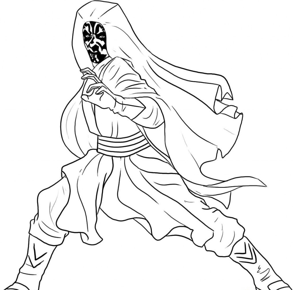 darth maul printable coloring pages - photo #33