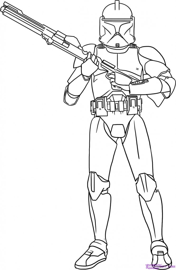 Star Wars The Clone Wars Coloring Pages