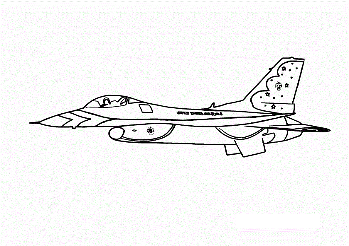 printable coloring pages airplane - photo #12