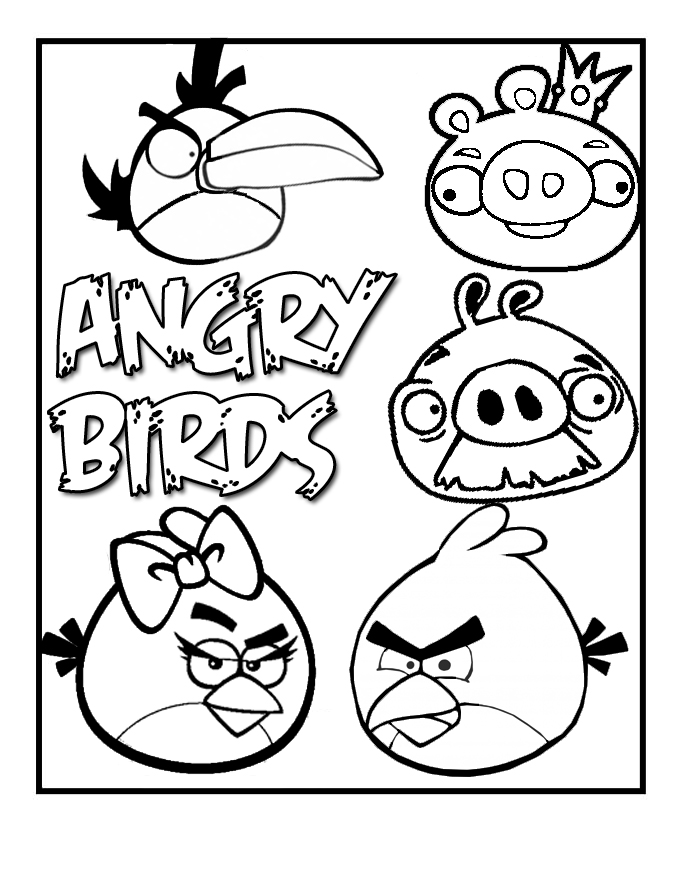 games angry birds space coloring pages - photo #44