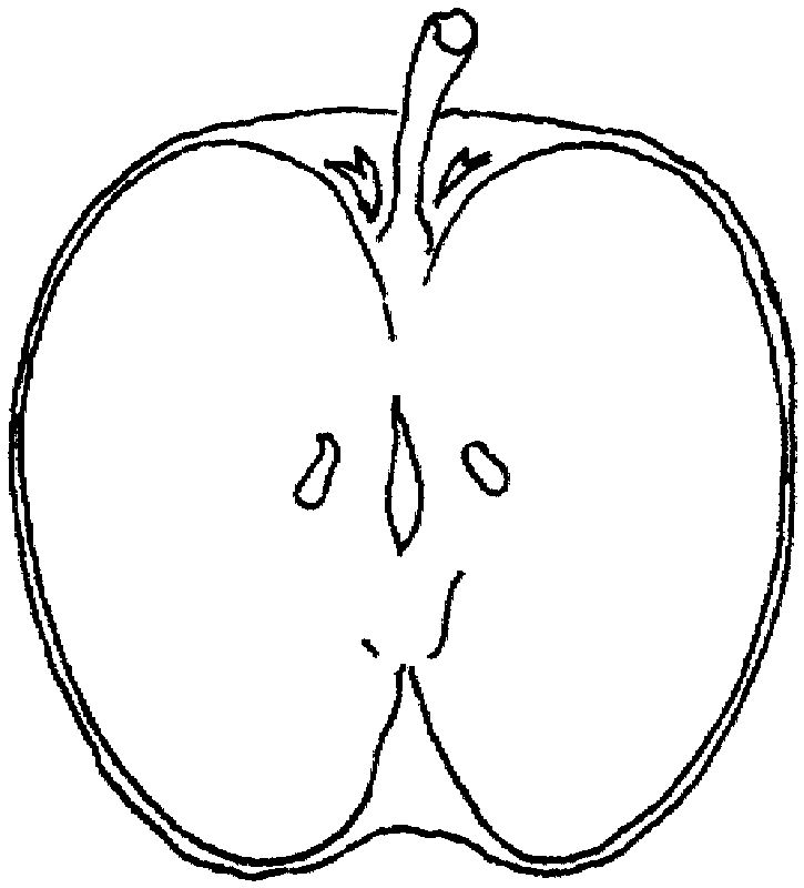 a apple coloring pages-#31