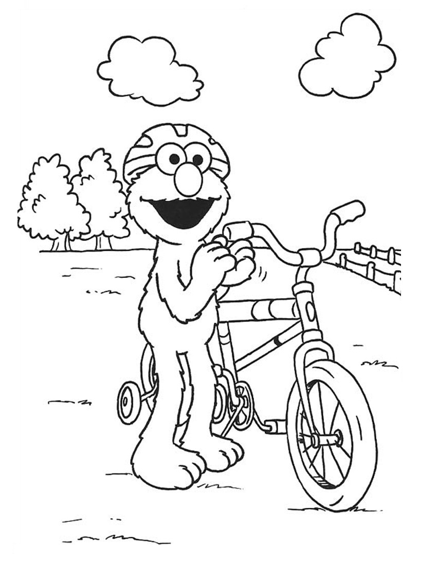 images of elmo coloring pages - photo #20