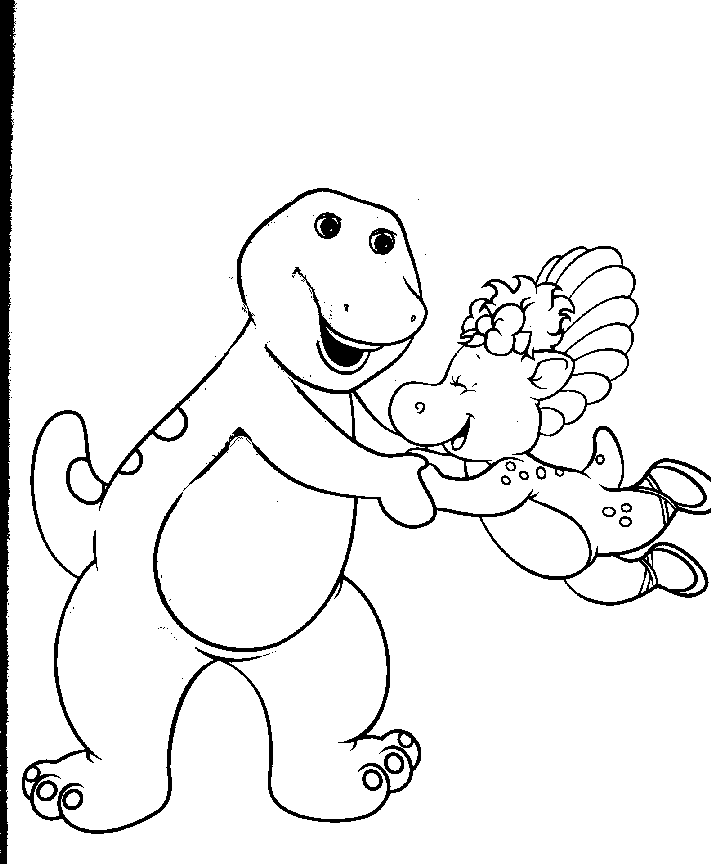 baby bop coloring pages - photo #45