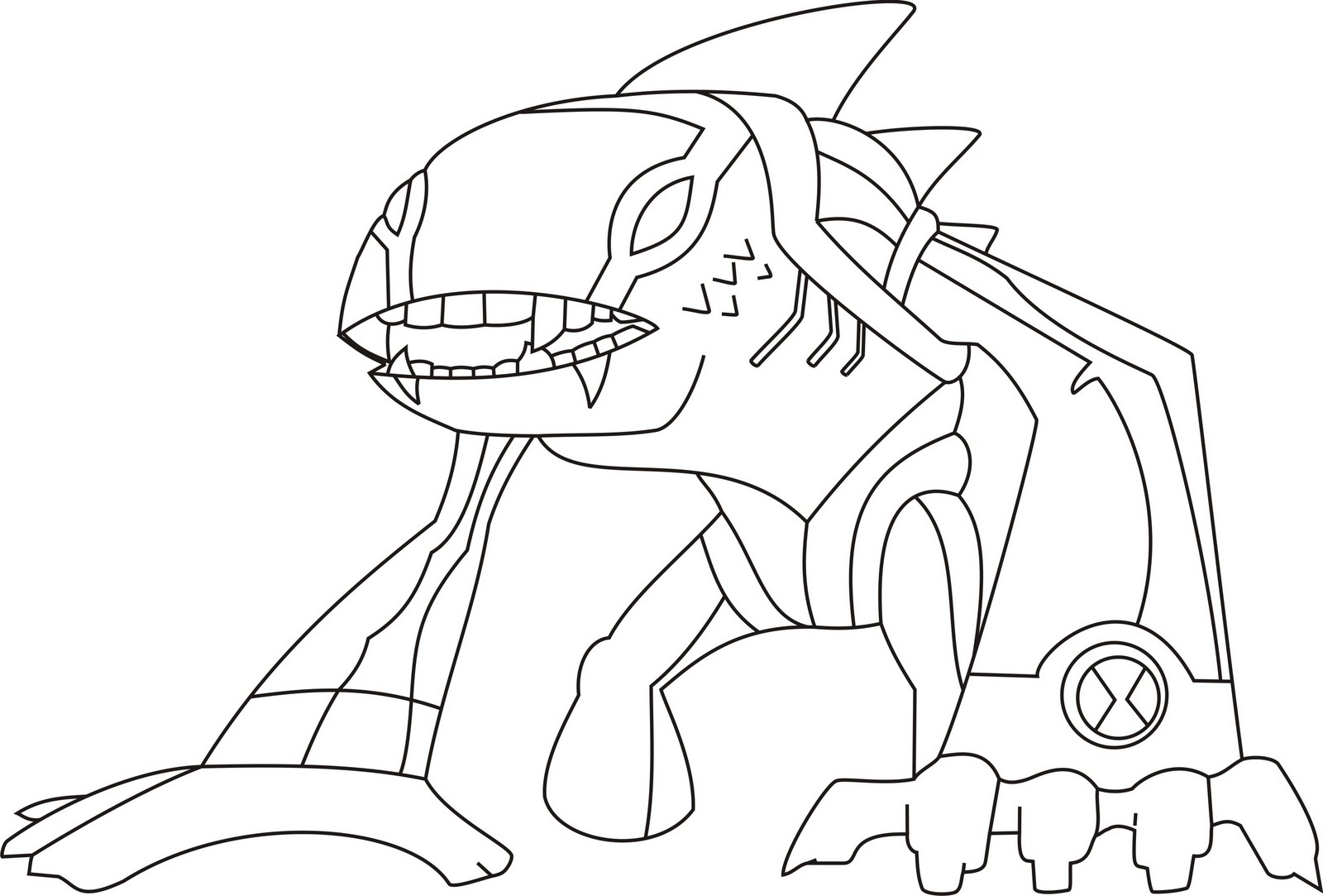 Ben 10 Omniverse Coloring Page