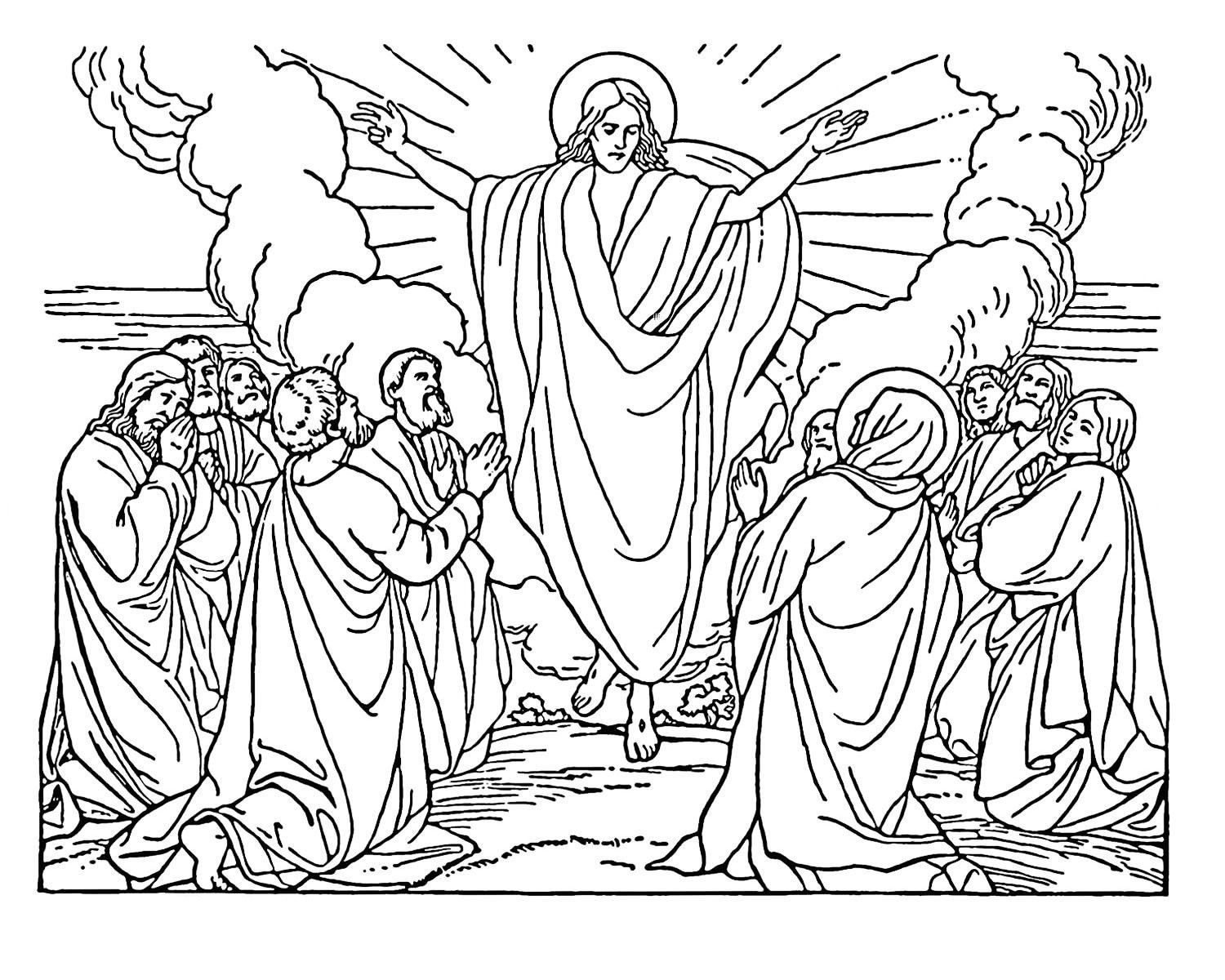 scripture coloring pages free - photo #50