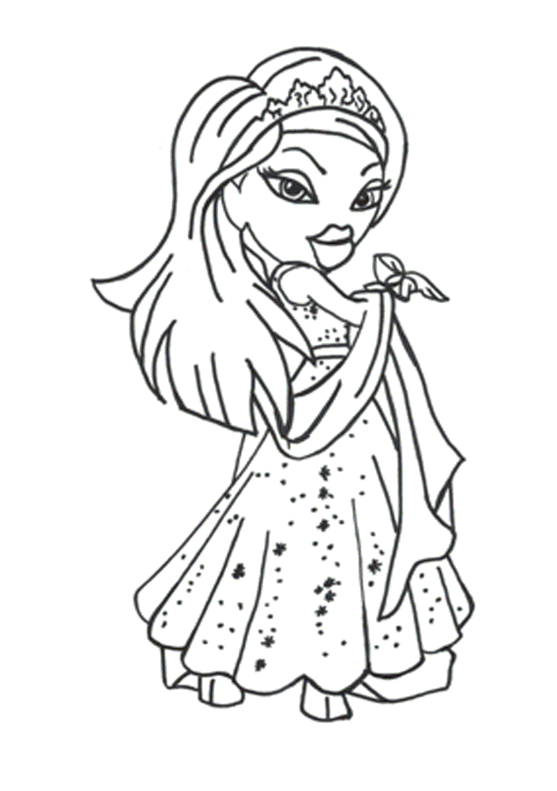 Free Printable Bratz Coloring Pages For Kids Free Printable Bratz Coloring Pages For Kids