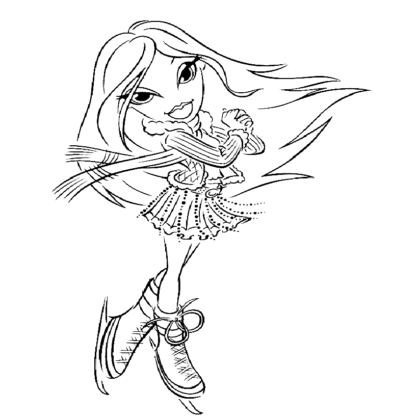 baby bratz free coloring pages - photo #41