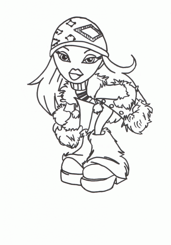 baby bratz printable coloring pages - photo #33