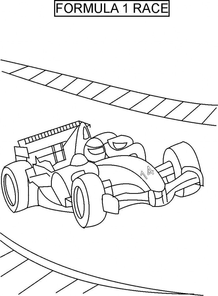 race car pictures coloring pages - photo #34