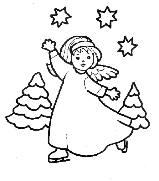 Free Printable Angel Coloring Pages For Kids