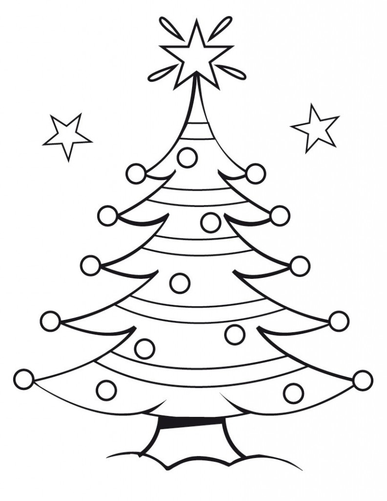 Free Printable Christmas Tree Coloring Pages For Kids Free Printable Christmas Tree Coloring Pages For Kids