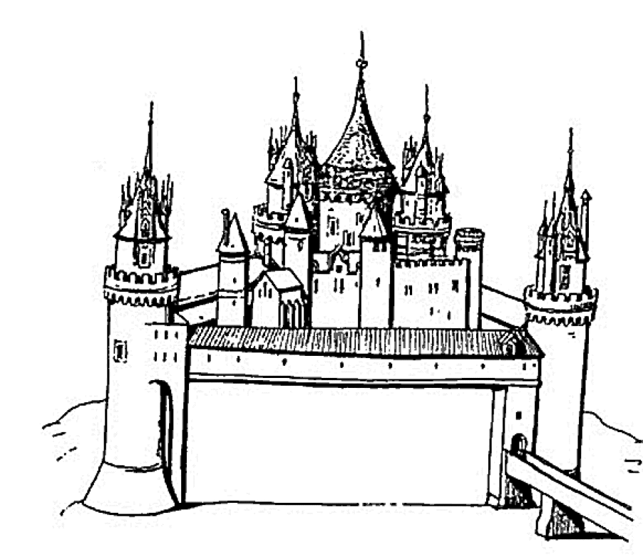 Free Printable Castle Coloring Pages For Kids