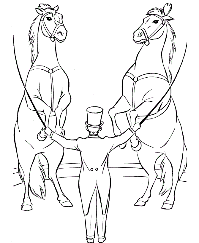 baby circus animals coloring pages - photo #14