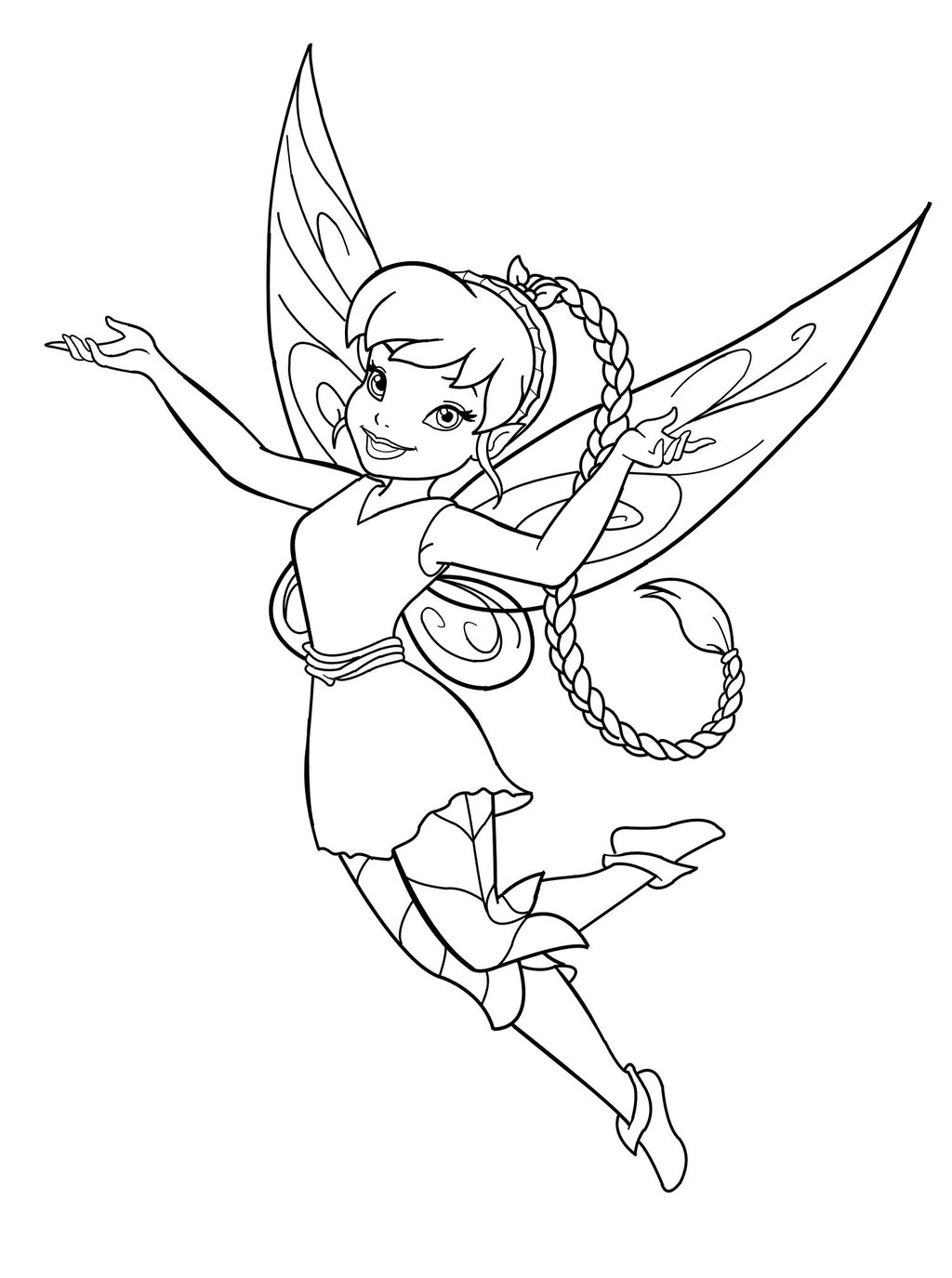 fairies coloring pages free - photo #8