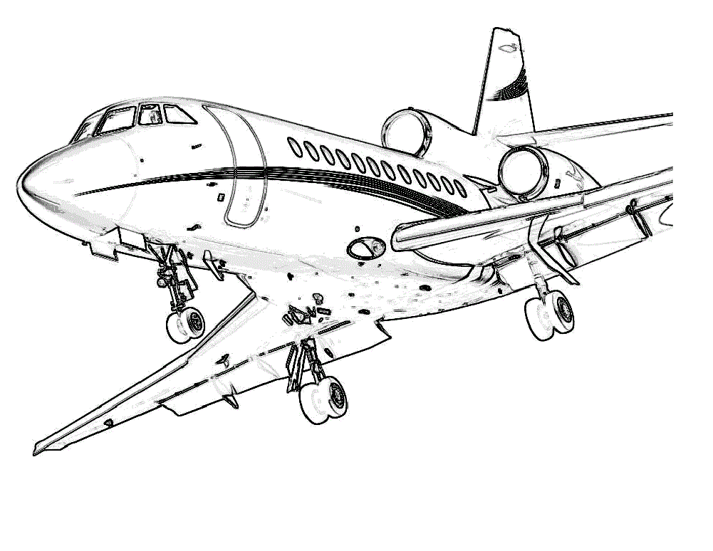 printable coloring pages airplane - photo #7