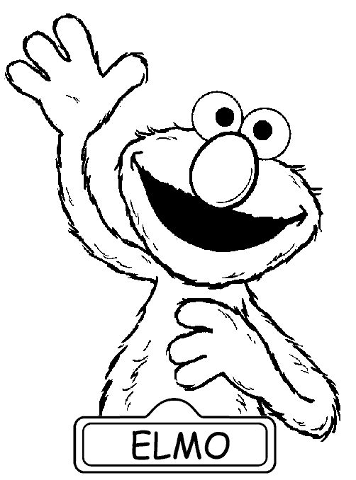 Free Printable Elmo Coloring Pages For Kids