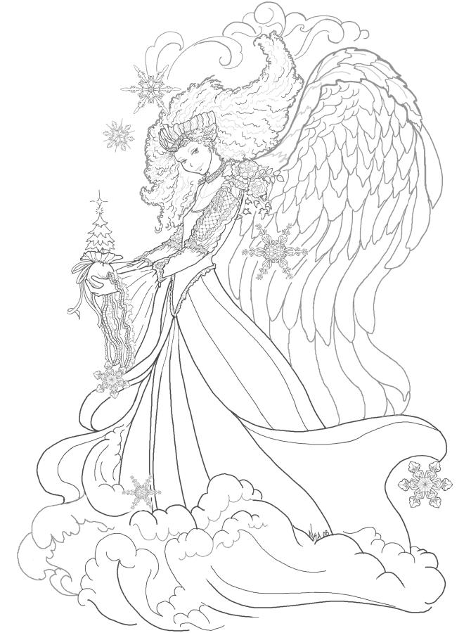 fairy princess coloring pages print - photo #22