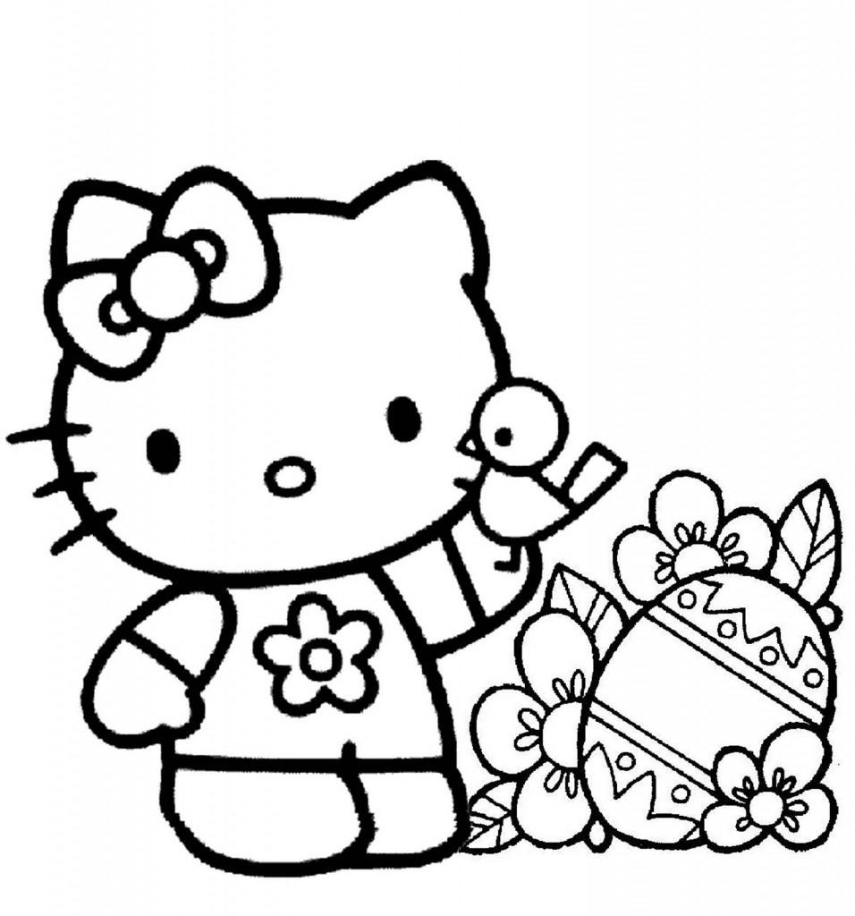 baby hello kitty coloring pages - photo #28