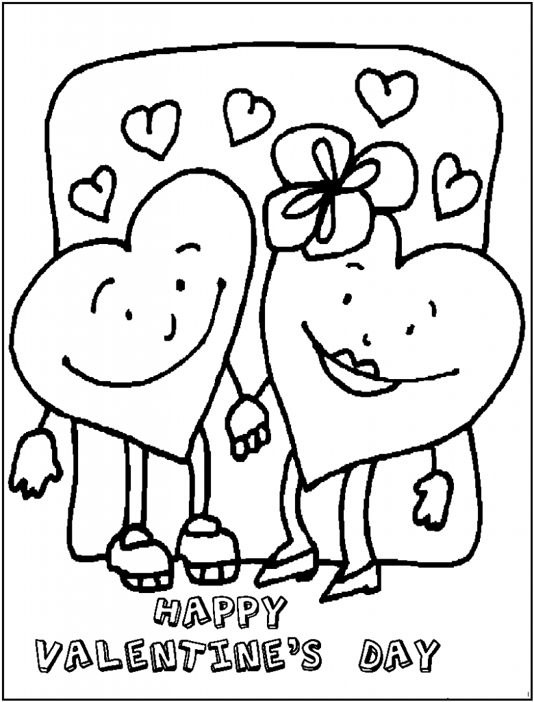 valentine s day coloring pages for kids - photo #9