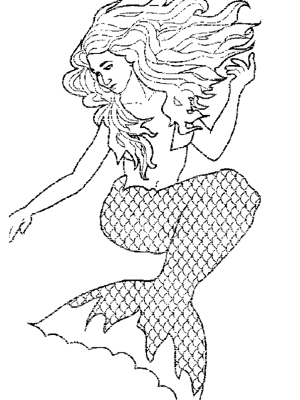 Free Printable Mermaid Coloring Pages For Kids