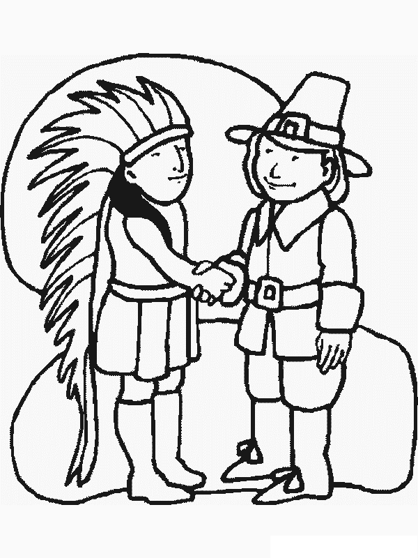 thanksgiving children coloring pages - photo #24