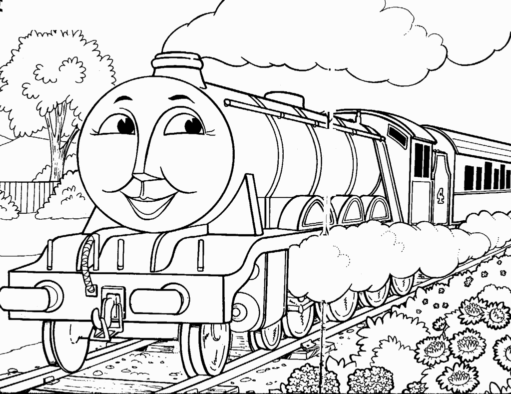 Train Coloring Pages