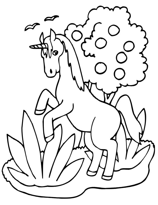 unicorn coloring pages to print - photo #22