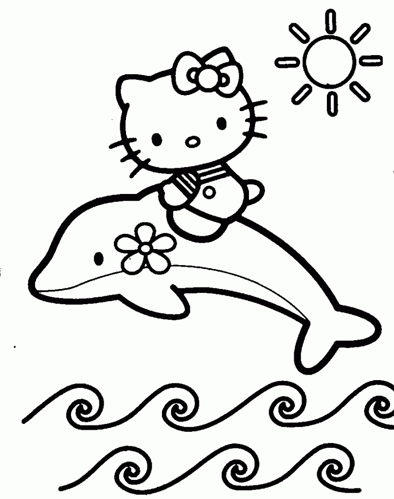 baby hello kitty coloring pages - photo #27