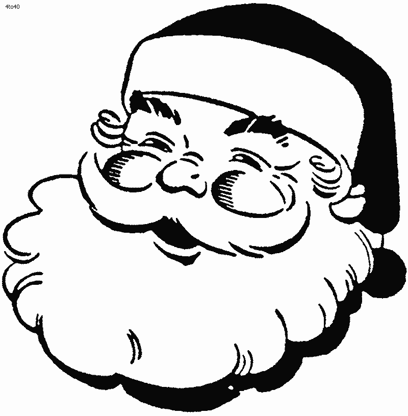 Free Printable Santa Claus Coloring Pages For Kids