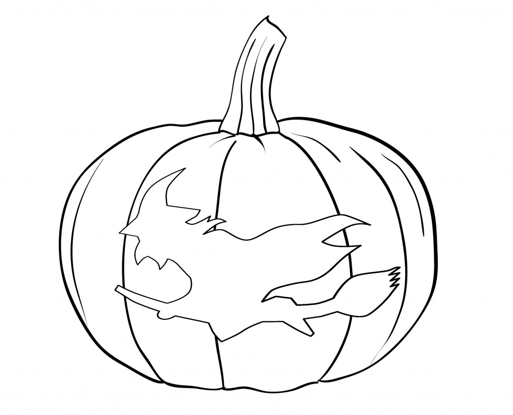 Printable Pumpkins Coloring Pages