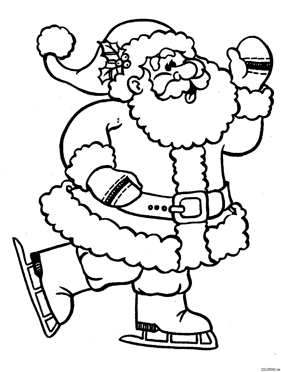 Free Printable Santa Claus Coloring Pages For Kids