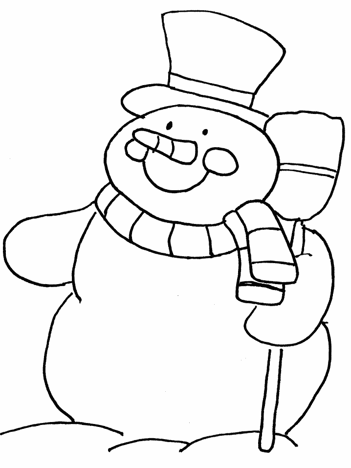 Free Printable Snowman Coloring Pages For Kids