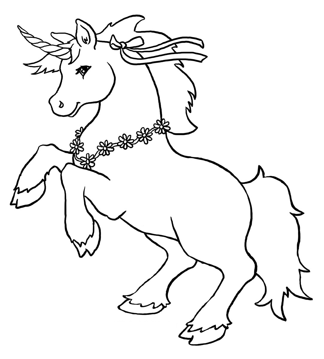 images of unicorns coloring pages - photo #1