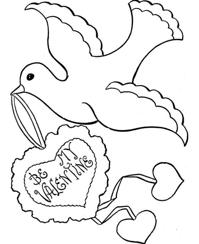 valentine coloring pages to print - photo #25